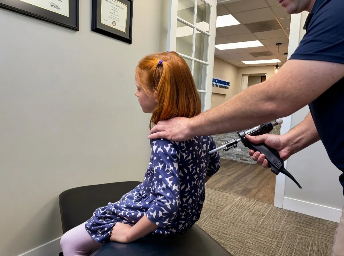 Child during neurofeedback at Dody Center